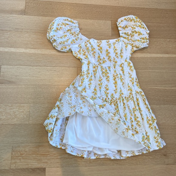 Jessica Simpson Floral Eyelet Mini Dress - Picture 11 of 13